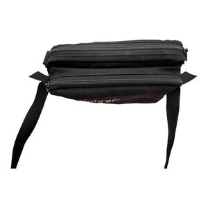 Tamrac Black Canvas Double Zipper Camera Bag with Shoulder Strap and Belt Loops